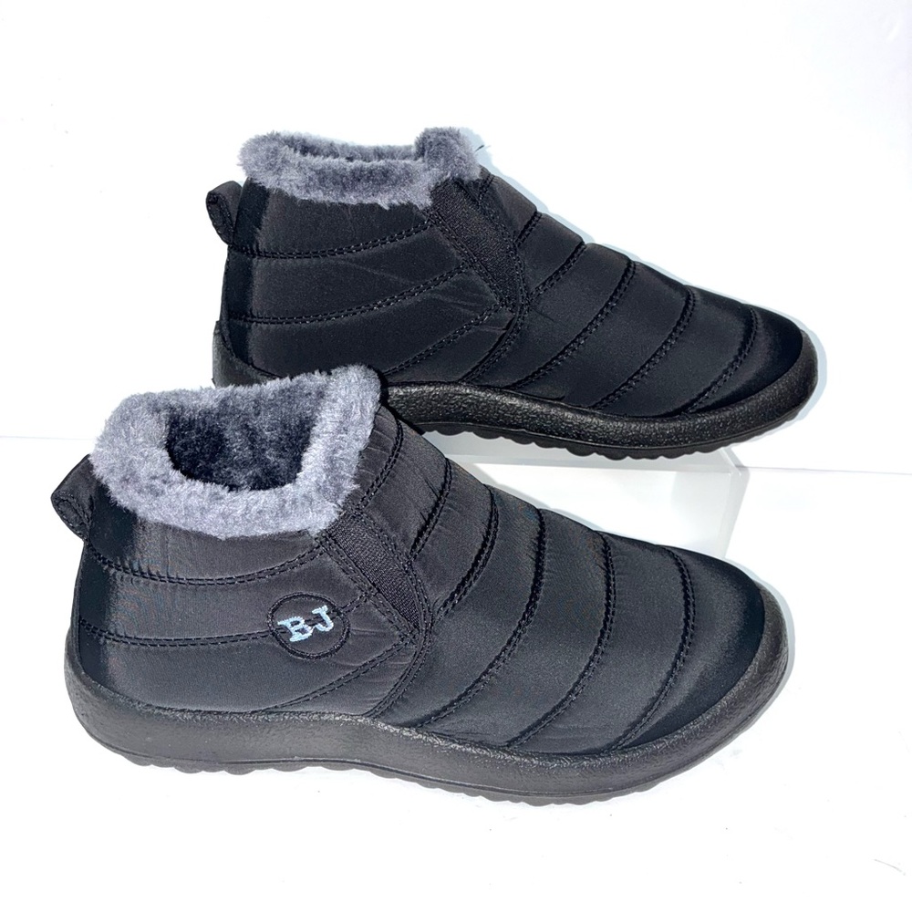 🔥🔥 BJ Men's Black Slip-On Loafers Boots